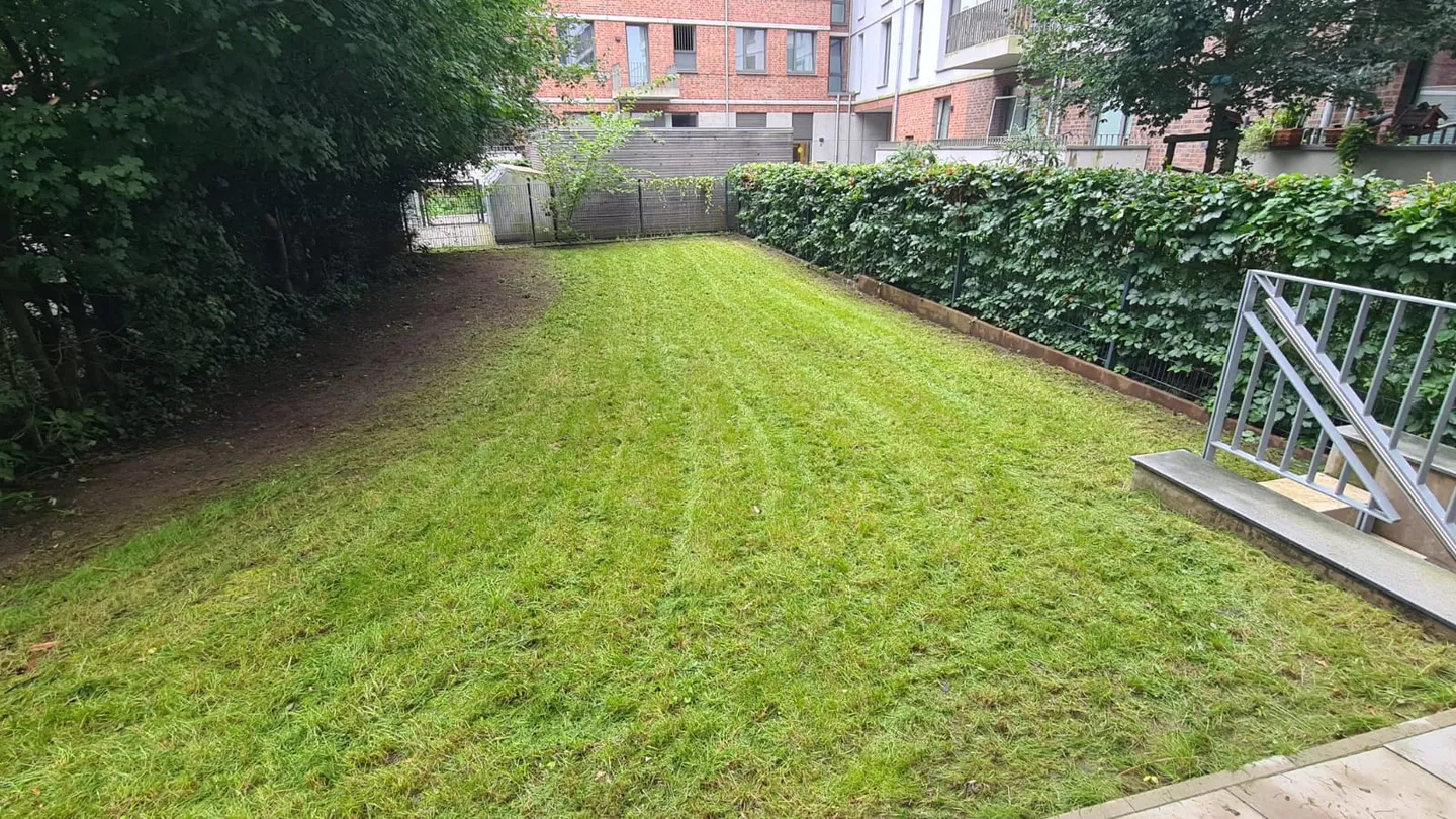 Außenanlage eines betreuten Objekts